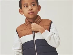 Name It vest dark sapphire colorblocking